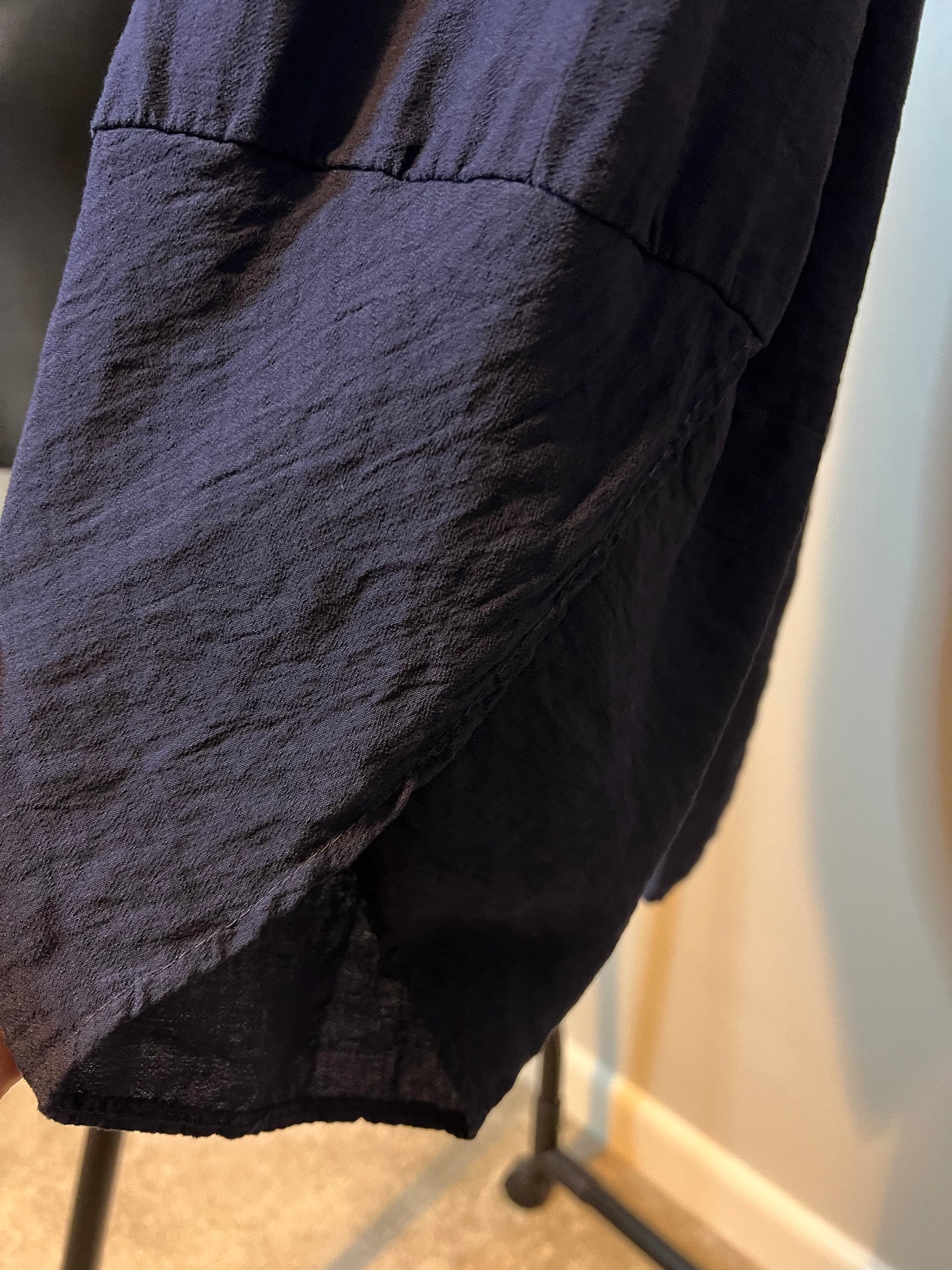BARREL LEG TROUSER NAVY