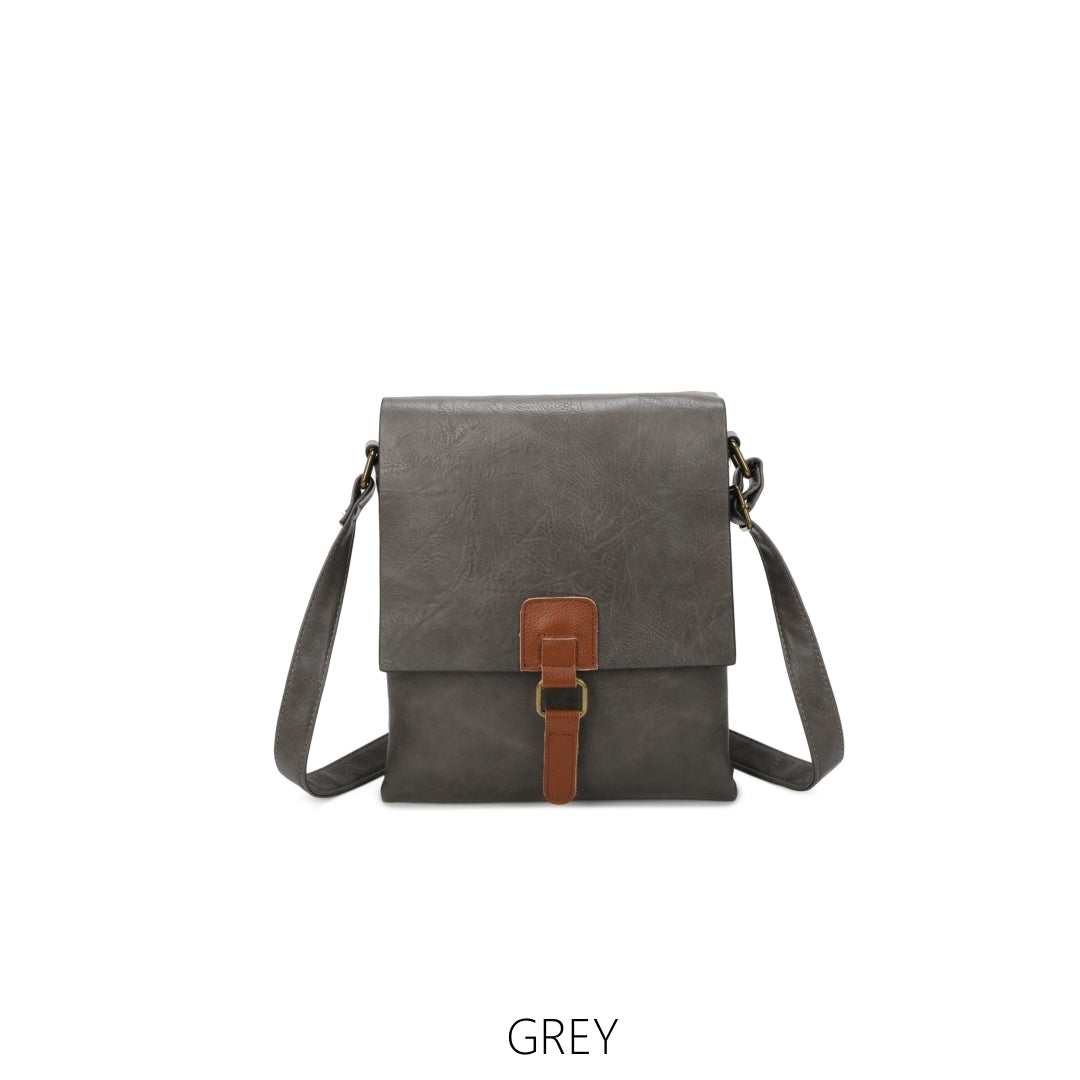 SATCHEL HANDBAG GREY