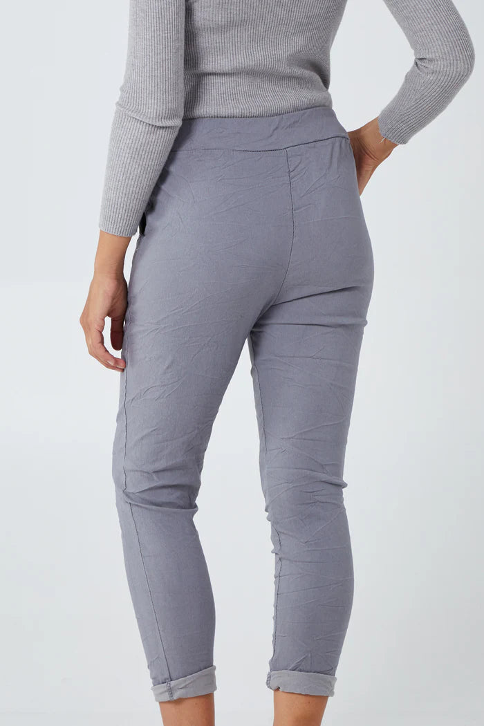 SUPER STRETCH TROUSER IN GREY