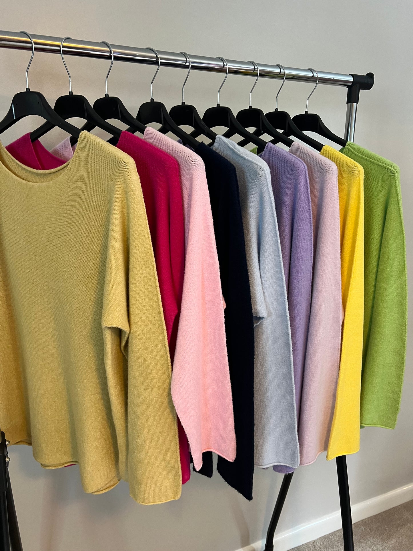 ROUND NECK SOFT JUMPER DARK LILAC