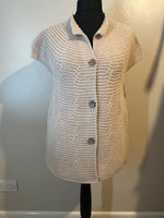 BUTTON SHORT SLEEVE TANK STONE