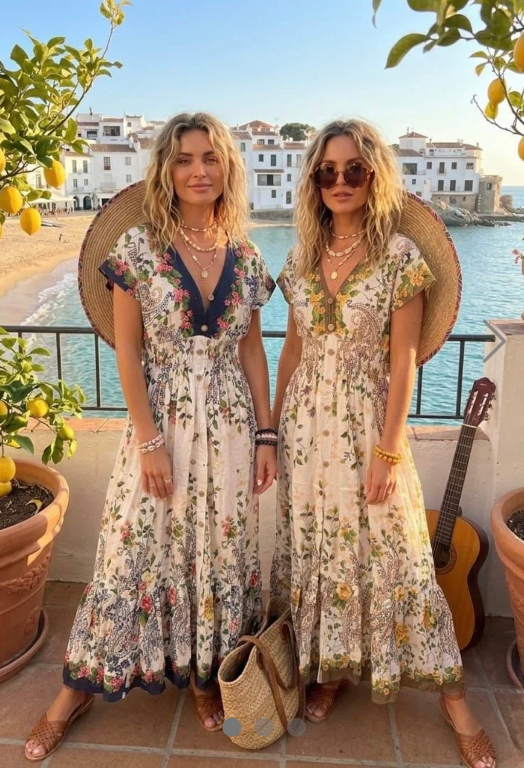BOHO MAXI FLORAL DRESS VARIOUS COLOURS