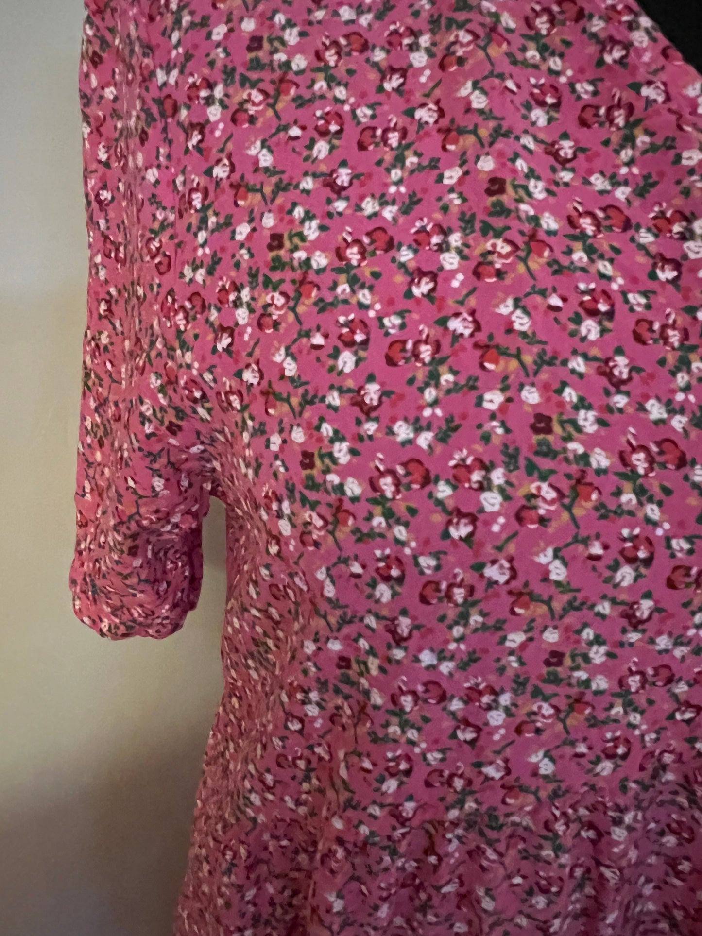 DITSY TEA DRESS PINK