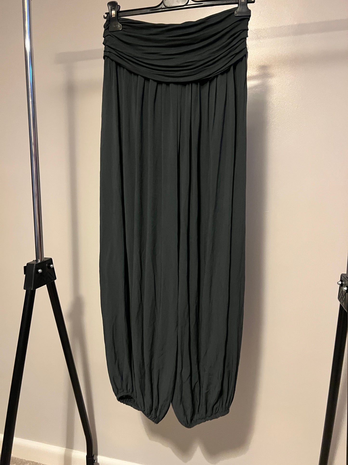 SUPER SOFT HAREM PANTS CHARCOAL