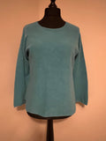 ROUND NECK SOFT JUMPER TURQUOISE