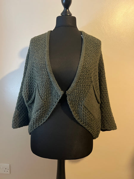 WAFFLE CARDI KHAKI