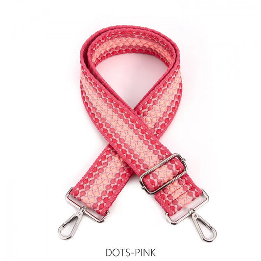 PINK DOTS BAG STRAP