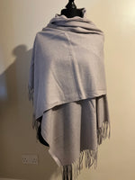 SOFT TASSEL BLANKET WRAP SCARF