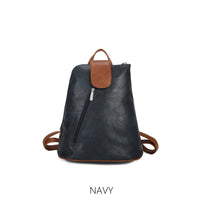 BACK PACK IN NAVY AND TAN