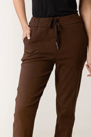 SUPER STRETCH TROUSERS CHOCOLATE
