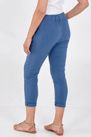 MAGIC TROUSER IN DENIM  BLUE