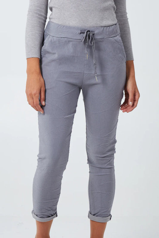 SUPER STRETCH TROUSER IN GREY