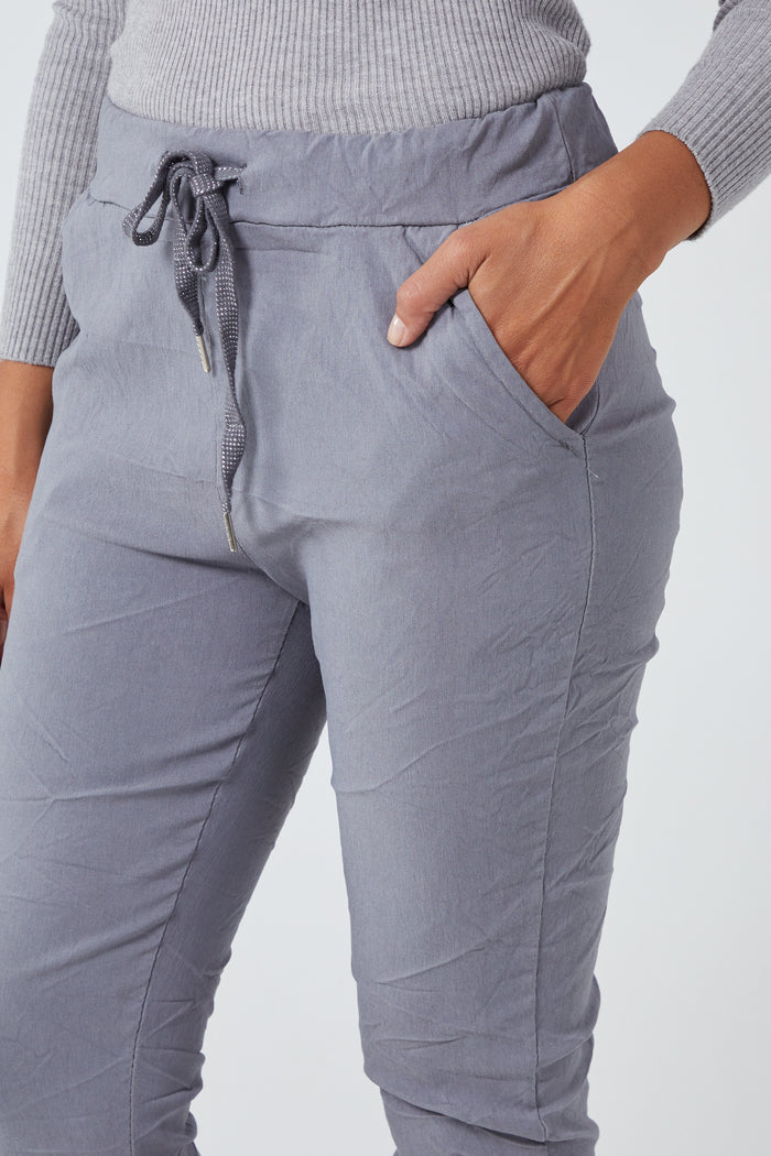 SUPER STRETCH TROUSER IN GREY