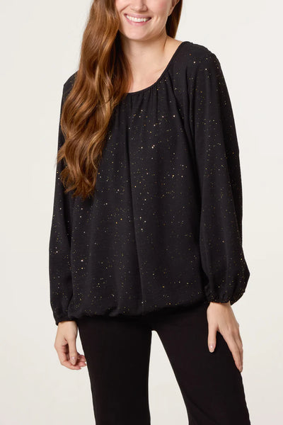 SPARKLE TOP BLACK